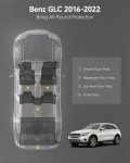 메르세데스 벤츠 GLC 2016-2022 TPE 전천후 커스텀 핏 GLC300/GLC350e/GLC43 AMG/GLC63 AMG S 카 매트 및 1.GLC|16-22|Floor... 