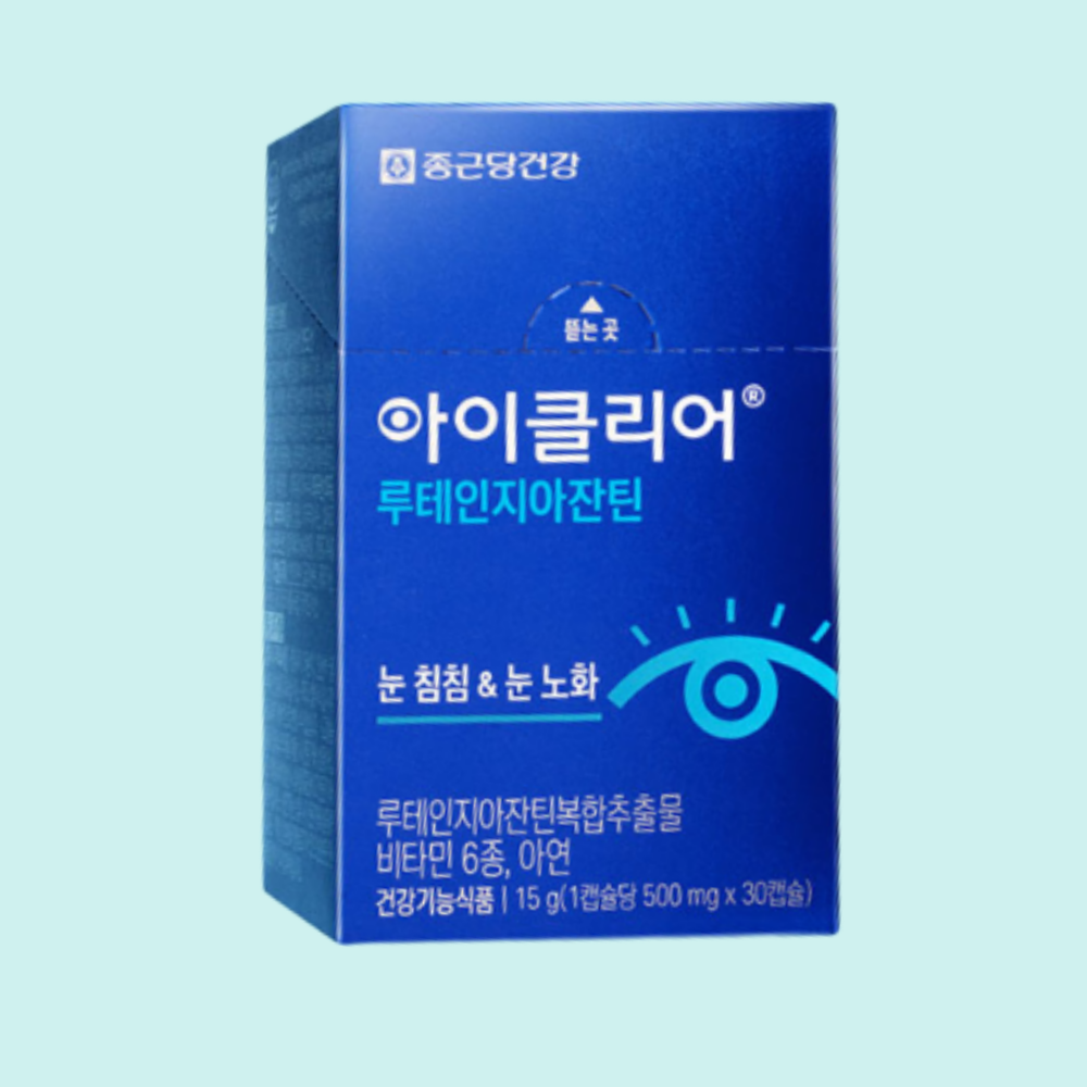 종근당건강 아이클리어 루테인 지아잔틴 164