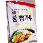 진현 굵은 빵 가루 2K 3개 튀김 재료 돈까스 : 초록식자재