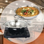 스텐 전골냄비 해물찜 매장용 매운탕 : 하 트