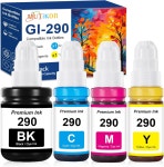 GI-290 잉크 리필 G3200 G4210 캐논 GI290 병 키트용 호환 교체 G1200 G2200 G4200 G1000 G1100 G1300 G1800 G1810 G1900 : 라엘로s