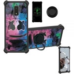 Aroepurt Cricket Icon 5 폰 케이스 AT&T ATT Motivate 4 커버[PC + TPU 2 in 1][링 지원] [야광 도움] YGH-BQ 310859 : 야옹이마켓03