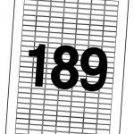 (올핀)분류표기용 라벨 20매 LQ-3189 189칸 폼텍 : 올핀칸
