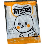 엄지식품 치즈 떡 1K 냉동 분식 업소용 떡볶이 재료 : 제제상회.