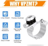 할리 스포츠터 XL 883 200 48 72 9882022 및 다이나 로우 라이더 슈퍼 와이드 992005 모델용 VPZMT 39mm 윈드실드 윈드스크린 클램프... 