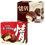 오리온 초코파이 12개입 468g + 쉘위 클래식 408g 2395006 J : JPshopG2