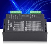 CNC 57 86 NEMA23 NEMA34 컨트롤러용 마이크로스텝 드라이버 디지털 단일 축 위상 하이브리드 스테퍼 모터 2상 6A DM556 34 32 세그먼트... 