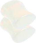 헤모톤 6mm 오팔 이어 게이지 플러그 여성 피어싱 액세서리용 솔리드 스톤 스트레치 주얼리 티어드롭 디자인 바디 키트 로브용 : 하하글로벌777