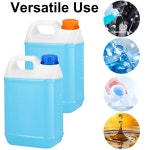 뚜껑이 있는 1갤런 물통 2개 빈 플라스틱 갤런 용기 가정 및 상업용 HDPE 세탁 세제 디스펜서 : 정승글로벌