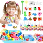 Abifny 매직 워터 토이 엘프 키트 12색 아쿠아 페어리 젤 몰드 DIY 물 펫 ... : Charis G