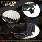 지프 체로키 19881996 코만치 19881992 HVAC 700126 송풍기 어셈블리 5114162AA 워고니어 BRTEC 모터 팬 AC 19881990용 교체 히터... 
