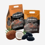 원콜 바베큐 야자 착화형 2.4kg 착화탄바베큐 착화탄 간편점화 야자숯 : 다온Qix