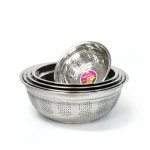 스텐 타공 믹싱볼 4mm 10호~14호 스텐볼 [GE가은스토어] : GE가은스토어