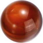 uxcell 20mm/0.8인치 크리스탈 구공 유리 솔리드 장식용 소품 풍수 점술 테이블 분수 앰버 0.8 Amber : 픽웨이브브
