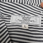 VALENTINAS ITALY 블라우스 여 L J6204 : 스카이빈티지