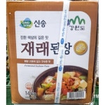 신송식품 강원도 재래 된장 14K 대용량 전통된장 국산 업소용 : 국일상회