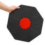 밸런스 디스크 보드 플라스틱 하이엔드 피트니스 페달 안정성 훈련 개인 트레이너 Black 40x40x8.5cm : 위드유앤미윗유