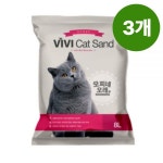 모찌네 고양이 모래 배변 화장실 용품 비비캣샌드 무향 8L 3개 MNA : 베니스엠제이