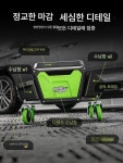 이동식 작업의자 바퀴달린 낮은 스툴 세차 디테일링 정비소 수납 의자 자동차 모양 스툴 [360이동가능,다방향수납] : 봄이네문구점