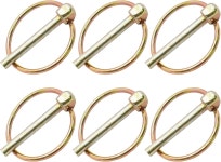 6PCS 4.5mm(3/16인치) 링치 핀 구색 키트 농장 트랙터 트레일러 트럭 잔디 깎는 기계 및 장비 부착용 4.5mm/0.18” : 디아벨Diabel