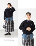 FRED PERRY 프레드페리 티핑 스웨트셔츠 G1148 여성용 크루넥 트레이너 : 도모재팬