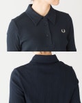 FRED PERRY 프레드페리 리브 폴로 셔츠 반팔 여성용 G9169 : 도모재팬