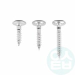 피스 평두대두 4mm 백색 직결나사 : 우리브리