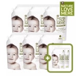 네이쳐러브메레 아기섬유유연제 리필형 1300ml 6팩 오리지널향유연제 리필 500ml 2팩 : HIHIgogo
