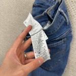 리바이스 724 하이 라이즈 스판 데님 청바지 28인치 D00240 : 꽁단빈티지