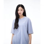 키르시 워딩 루즈핏 피그먼트 티셔츠 [라이트 스카이] J6223KRS02SKL : 오브제픽