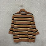베네통 스트라이프 린넨 7부 니트 ONE SIZE D00141 : 꽁단빈티지