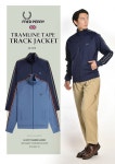 FRED PERRY 프레드페리 트램라인 테이프 트랙 자켓 J2309 남성용 긴팔 스포츠 자켓 봄 여름 의류 : 삼비비 컬렉션