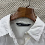 자라 ZARA 반팔 블라우스 셔츠 S D00330 : 꽁단빈티지