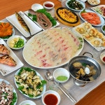 일회용 식탁보 비닐 업소용 횟집 테이블 위생 방수 커버 250매 : 또또즈