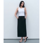 MUSINSA STANDARD WOMAN [쿨탠다드] 우먼즈 스트레이트 맥시 스커트 [블랙] 114145 : 신당동컴퍼니