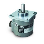 BEI 센서 01079-001 H25 로터리 절대 광학 인코더 XH25D-SS-12GC-28VV-CW-SM1419 헤비 듀티 2.5인치 직경 사각 플랜지 마운트 1.25인치... 