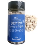 건강한입 큐브 동결건조 큐브형 한입간식 고양이 강아지간식 닭가슴살, 60g, 1개 : 개밥도둑