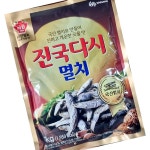 청정원 진국다시 멸치 1kg 멸치다시 멸치육수 국물팩 : 초록식자재