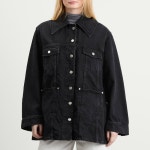 ganni 가니 리지드 데님 미디 재킷 Black Washed j1855-055 END 세금 포함 : 칩스토리