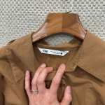 자라 ZARA 크롭 블라우스 L D00666 : 꽁단빈티지
