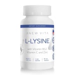 Anew Vita L-라이신 500mg 캡슐 60개입 (비타민B12 C 아연 함유) : 빌리언상점