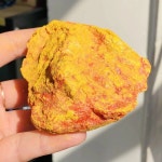 미네랄 표본 아름다운 ORPIMENT 황화비소 광물 03 500g : 가성비 가심비 오늘출발