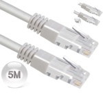 [대천] 노트북랜아답터 랜선 PC랜선 UTP CAT.5E 랜케이블 5M : 대천