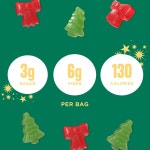 SmartSweets 메리믹스 크리스마스 젤리 그린애플 스트로베리 50g 14개입 : 빌리언상점