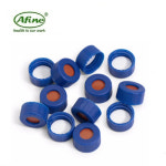 AFINE Agilent 스크류 탑 캡 5182-0717 블루 PTFE/레드 실리콘 셉타 2ml : 인더모션상사