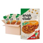 Snak Club Tajin 구운 옥수수, 칠리와 라임 시즈닝이 들어간 옥수수 너겟, 순함, GMO 프리, 글루텐 코셔 간식, 인공 색소나 향료 4 Ounce... 