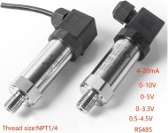 유압 송신기 16bar 100bar 150bar DC5V 압력 게이지 0-5V 0.5-4.5V RS485 센서(RS485 -1-17bar) -1-17bar Output 4-20ma : 오벨로몰