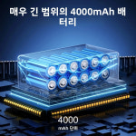 고속 진공 미니 소형 전기 에어 더스터 충전식 클리너 PC 키보드 자동차 먼지 눈 잎 블로워 4단계 청소 도구 제거 4단 조절형 타입-C 충 : 다복직구몰