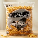 해륙 이브콘 2kg 대용량 과자 업소용 주전부리 추억의 옛날 과자 브이콘 : 알집상회