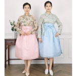 H1244-1245 여성한복 면 랩스커트 여름 개량한복 : 서연한복소품